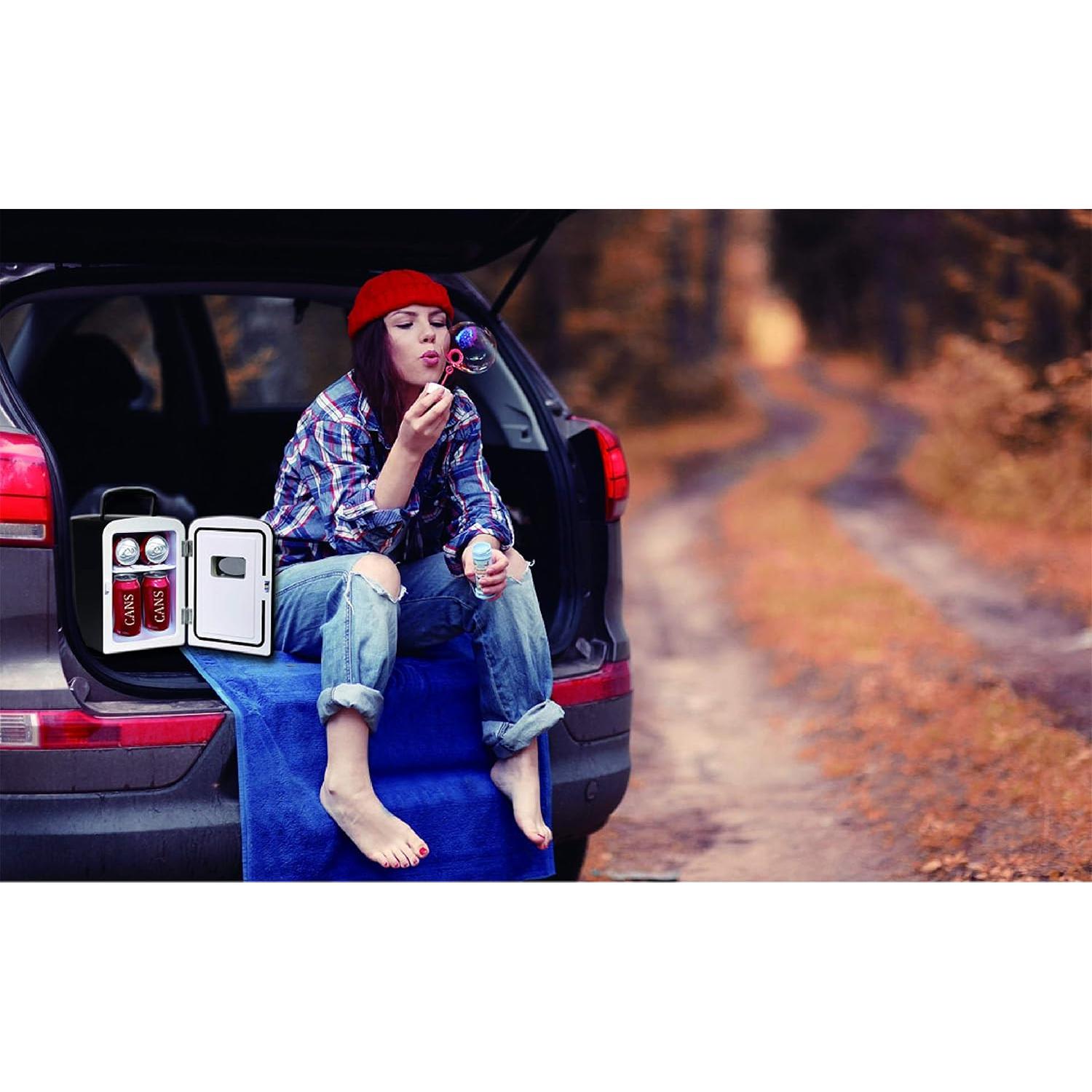 Refrigerador de Bebidas Mini Retro RCA RMIS129-BLACK 4L