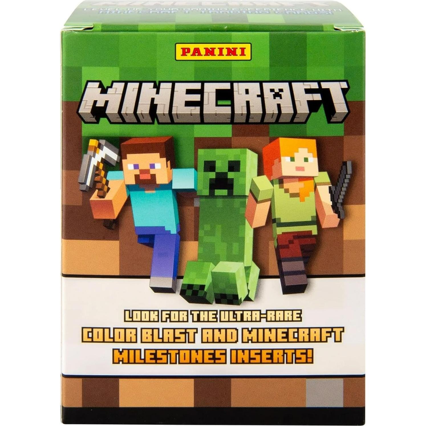 Caja de Blaster Panini Minecraft - 36 Tarjetas Coleccionables