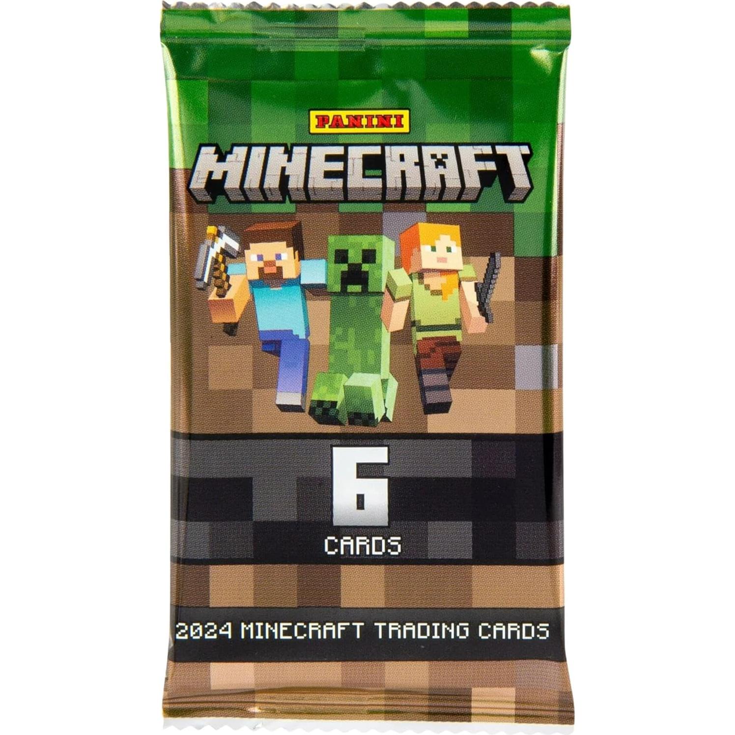 Caja de Blaster Panini Minecraft - 36 Tarjetas Coleccionables