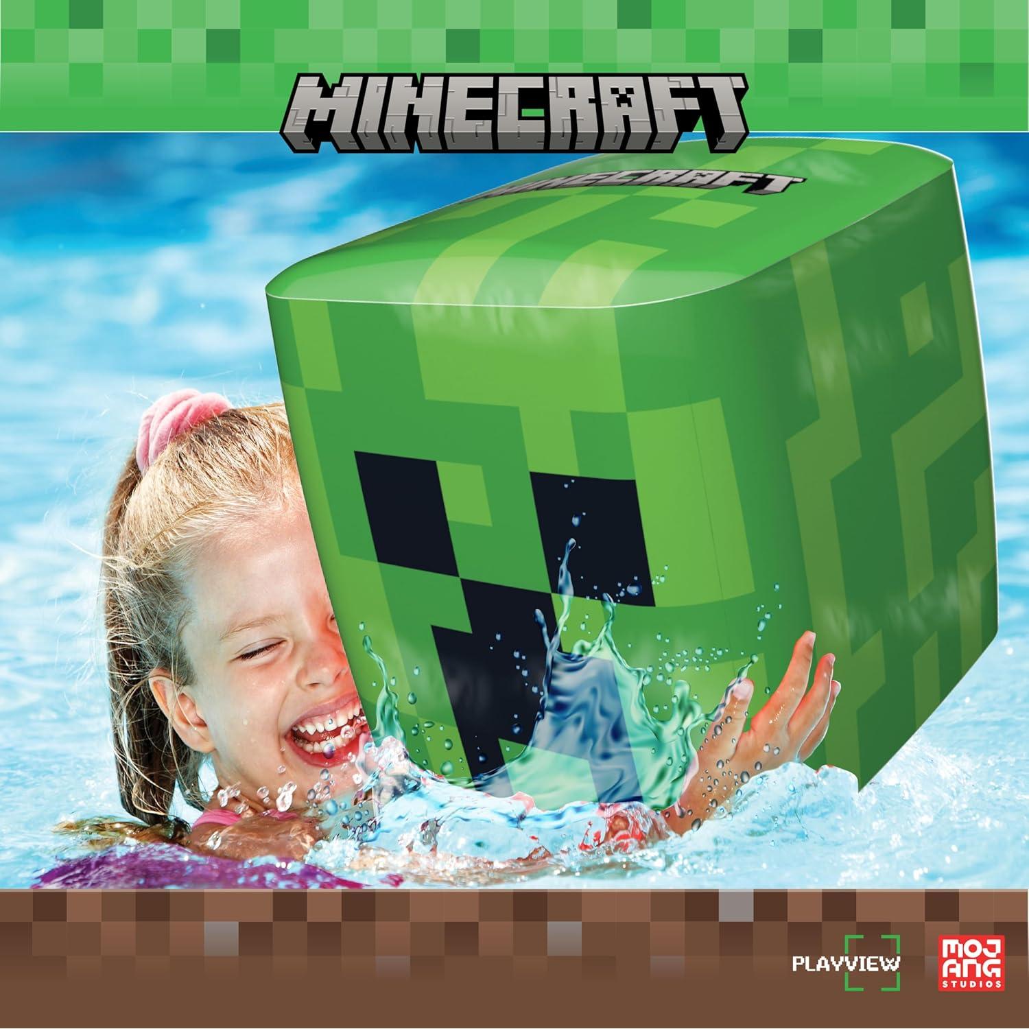 Pelotas de Playa Minecraft Playview - Paquete de 3, 40.64 cm