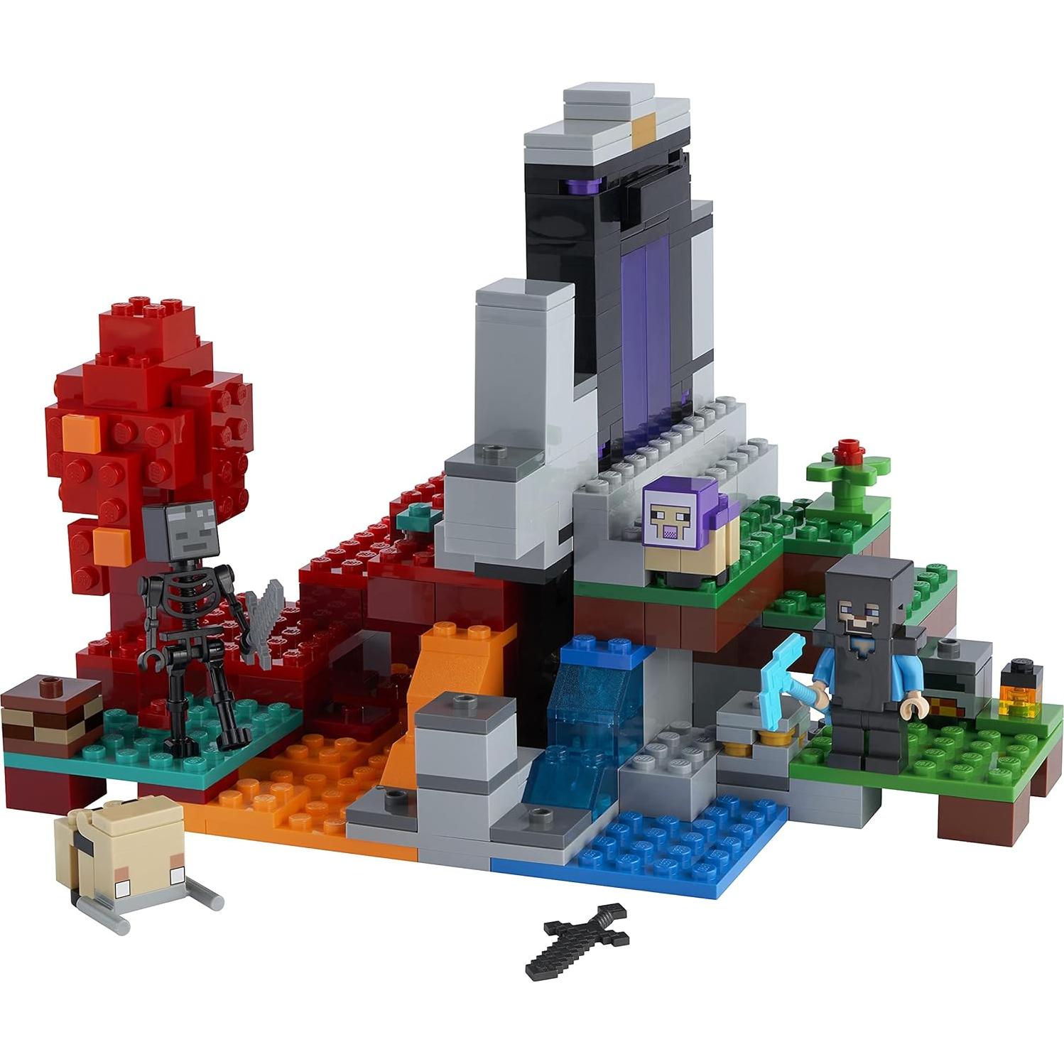 LEGO Minecraft Portal Arruinado 21172 - 316 Piezas