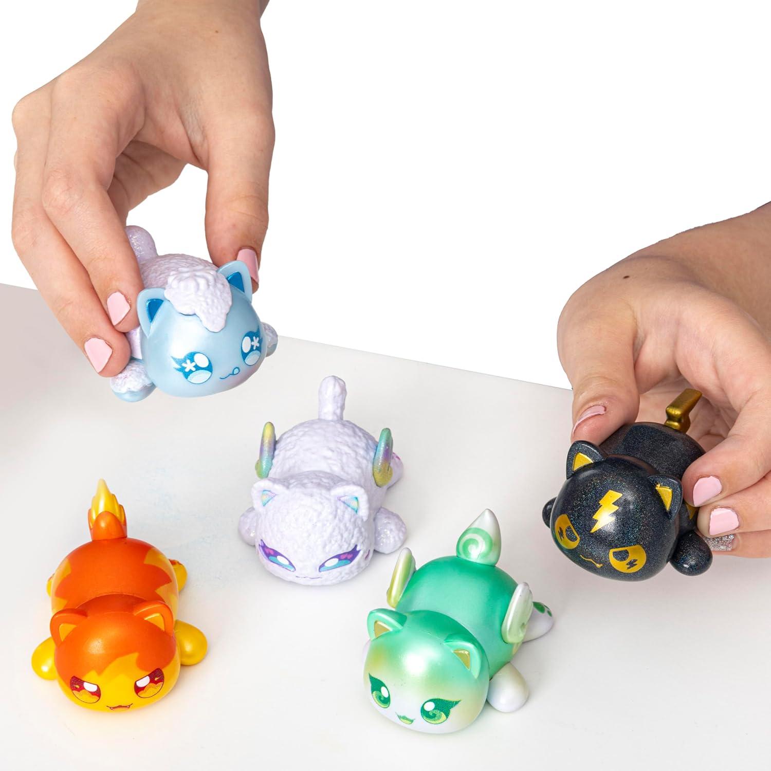 Figuras MeeMeow Elementales Aphmau - 5 Figuras que Brillan