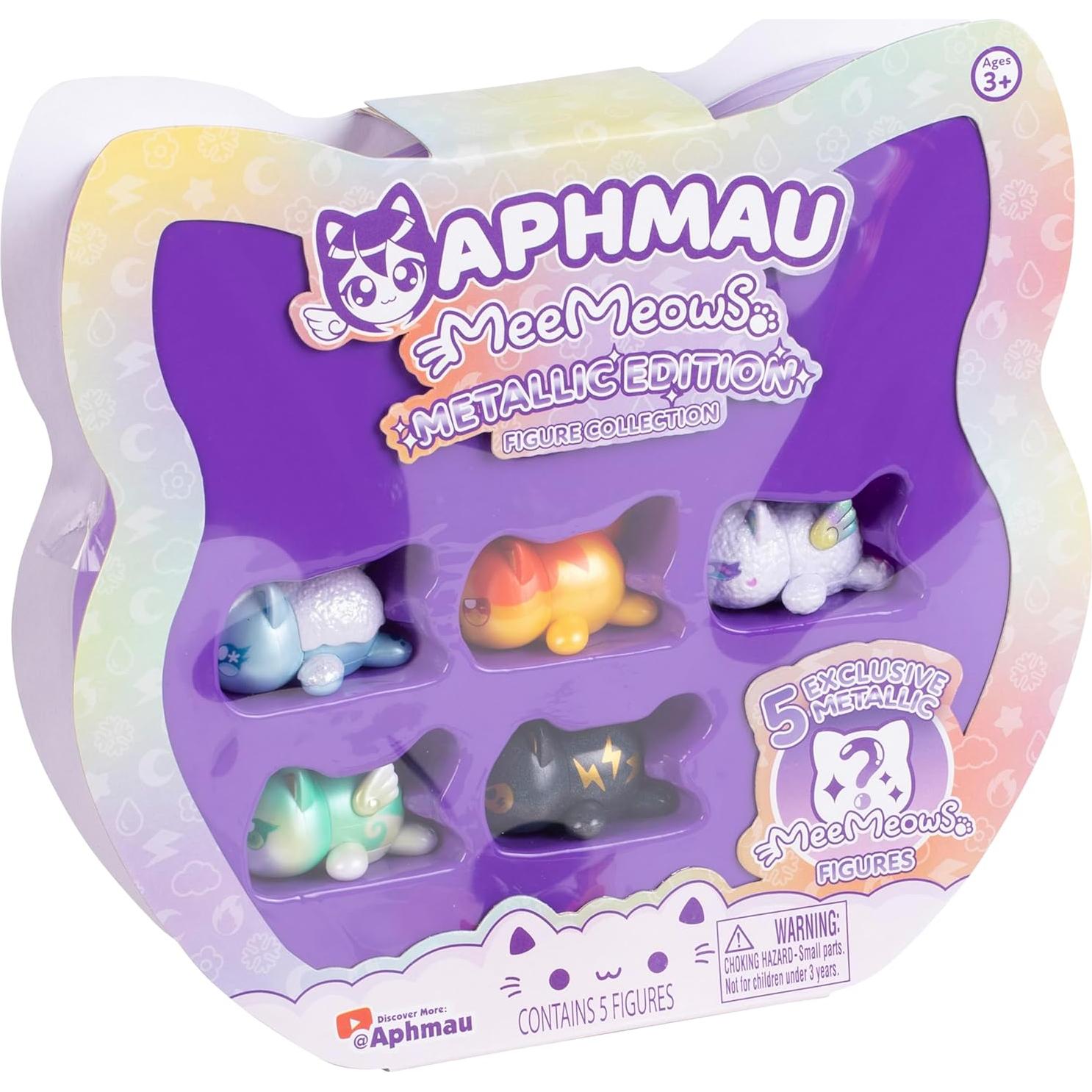 Figuras MeeMeow Elementales Aphmau - 5 Figuras que Brillan