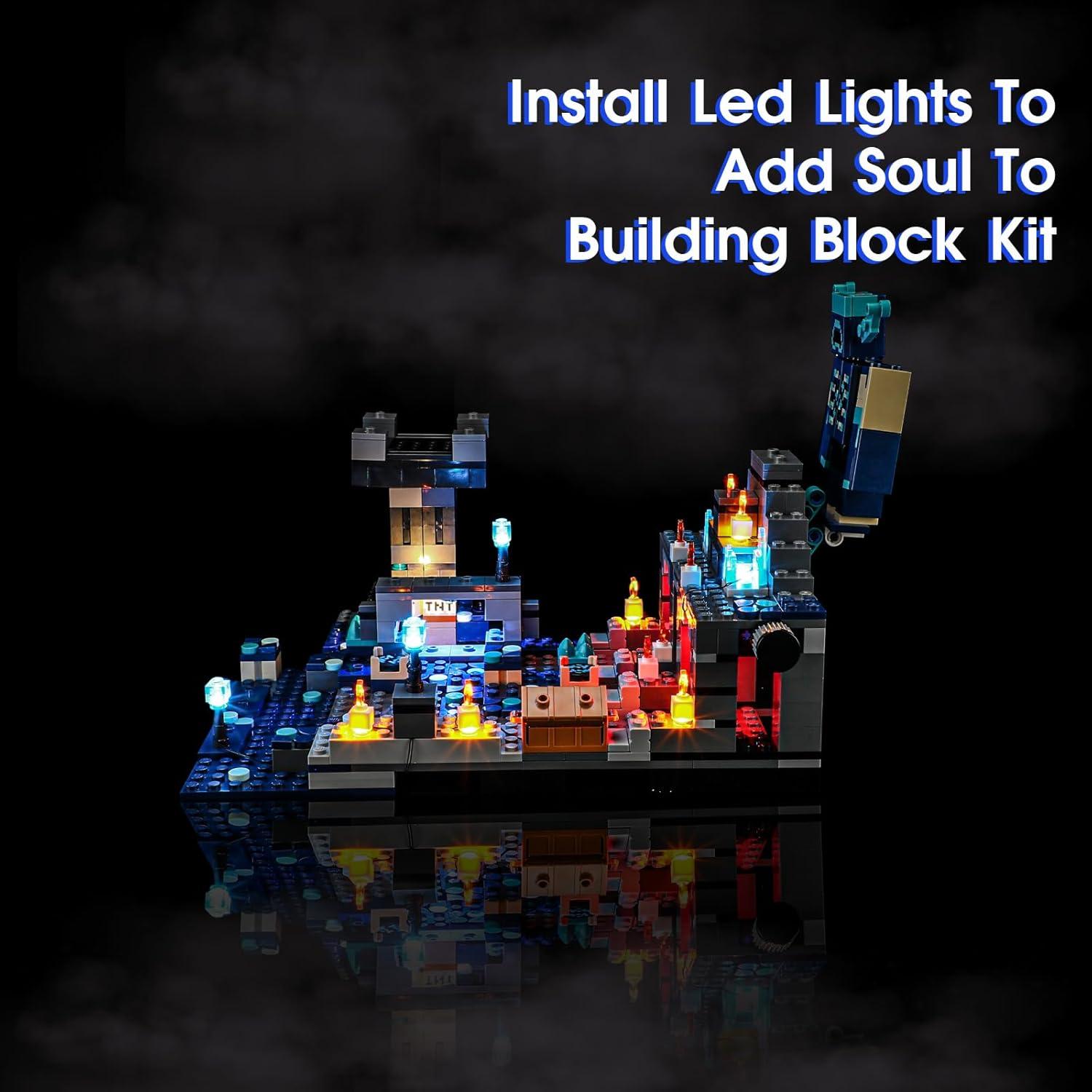 Luz LED Vaodest para Lego 21246 Batalla The Deep Dark