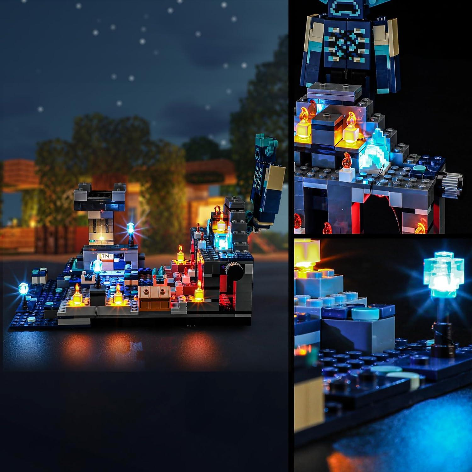 Luz LED Vaodest para Lego 21246 Batalla The Deep Dark