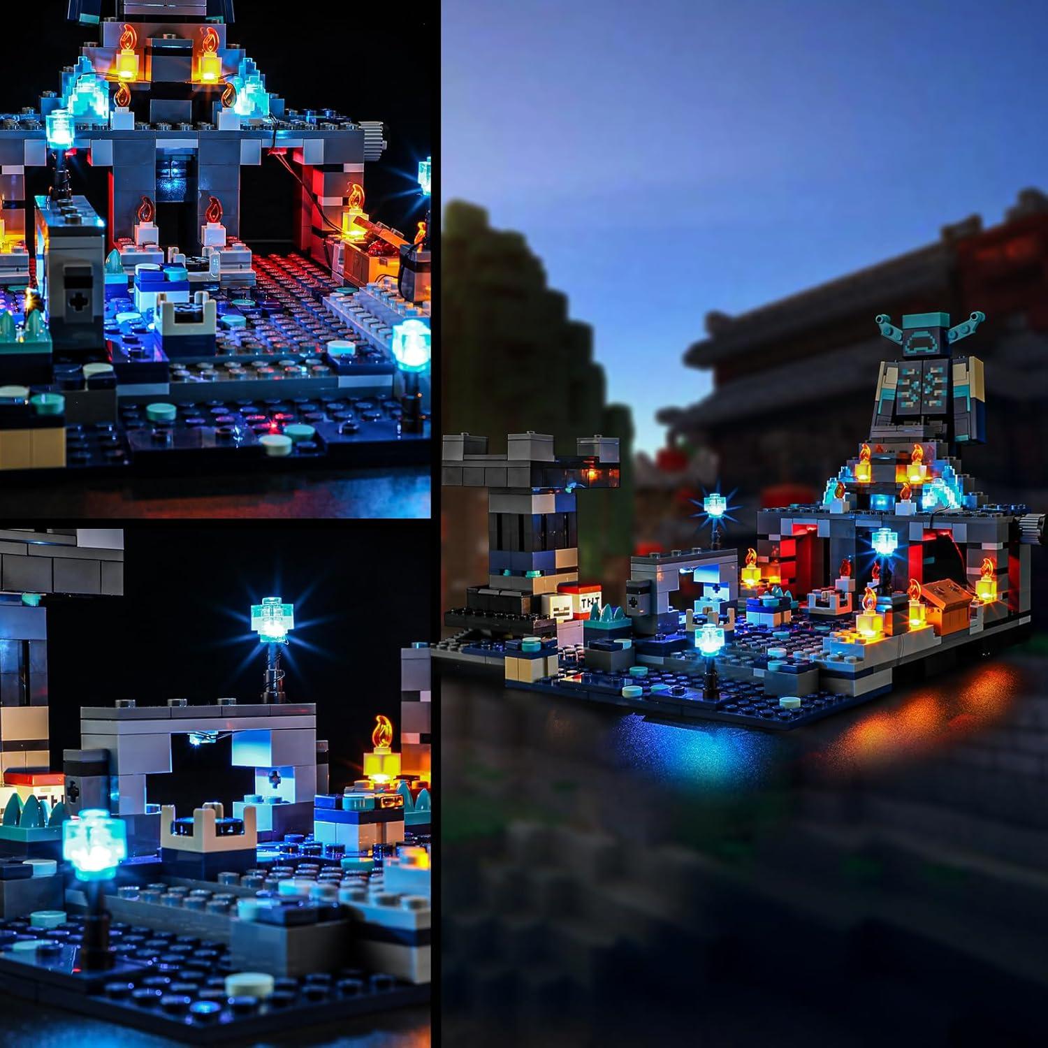 Luz LED Vaodest para Lego 21246 Batalla The Deep Dark