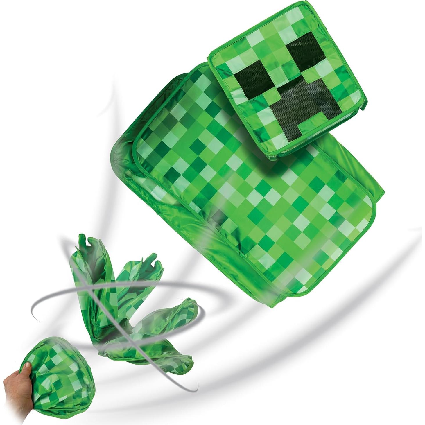 Disfraz Oficial de Minecraft Creeper para Niños T. M (7-8)