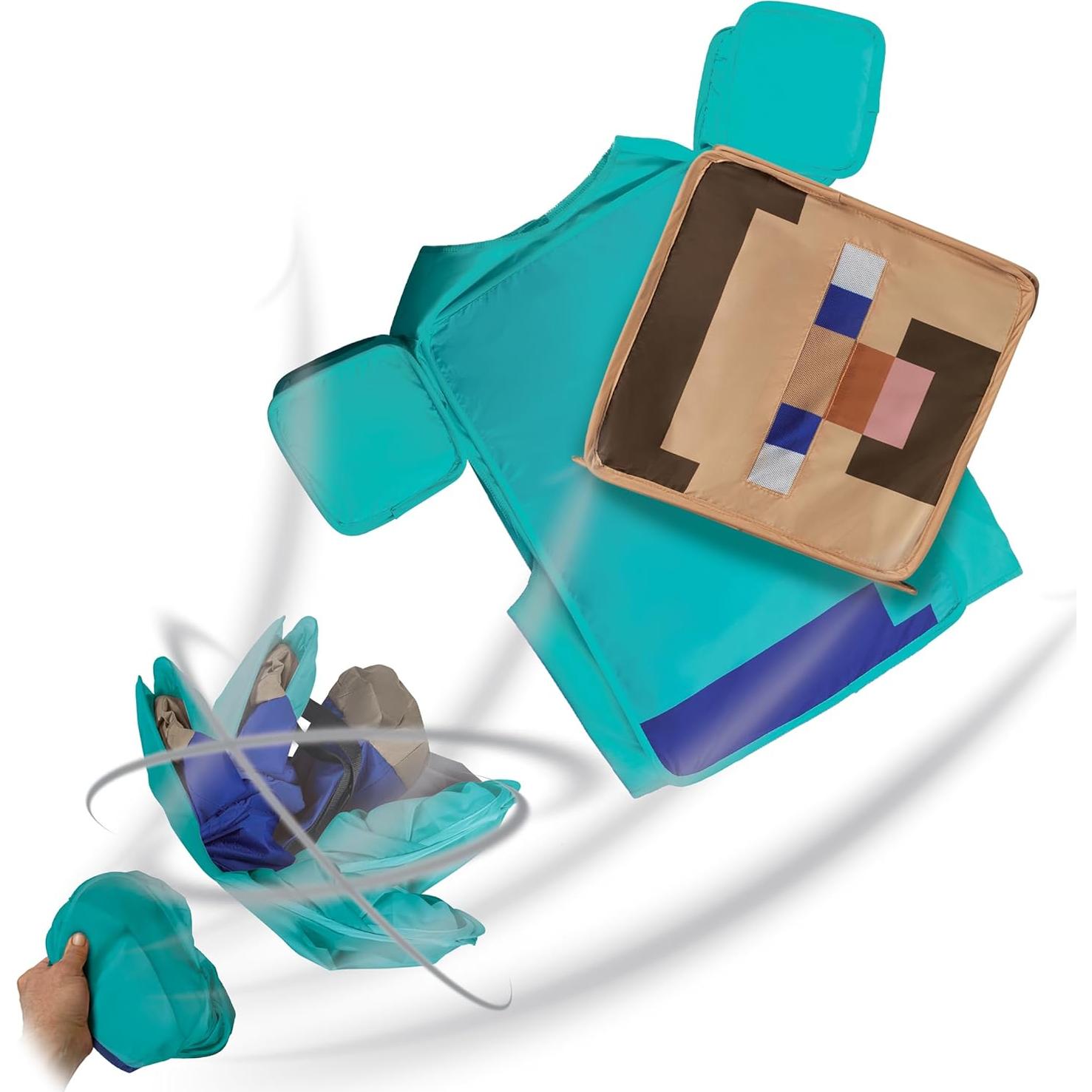 Disfraz oficial de Minecraft Steve para niños M (7-8)