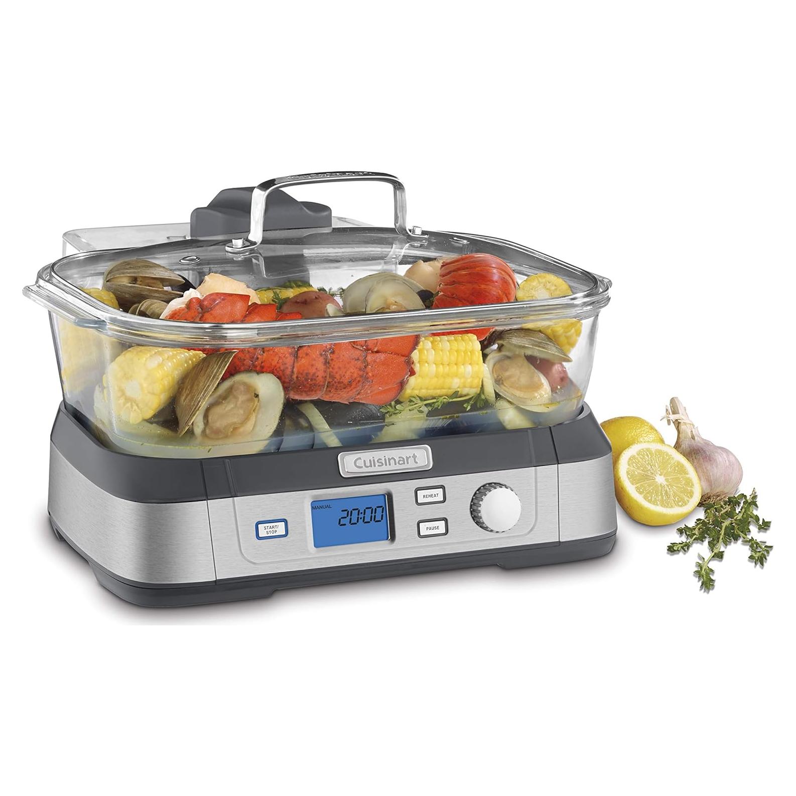Cocedor Digital de Vidrio Cuisinart STM-1000 5L Acero Inoxidable