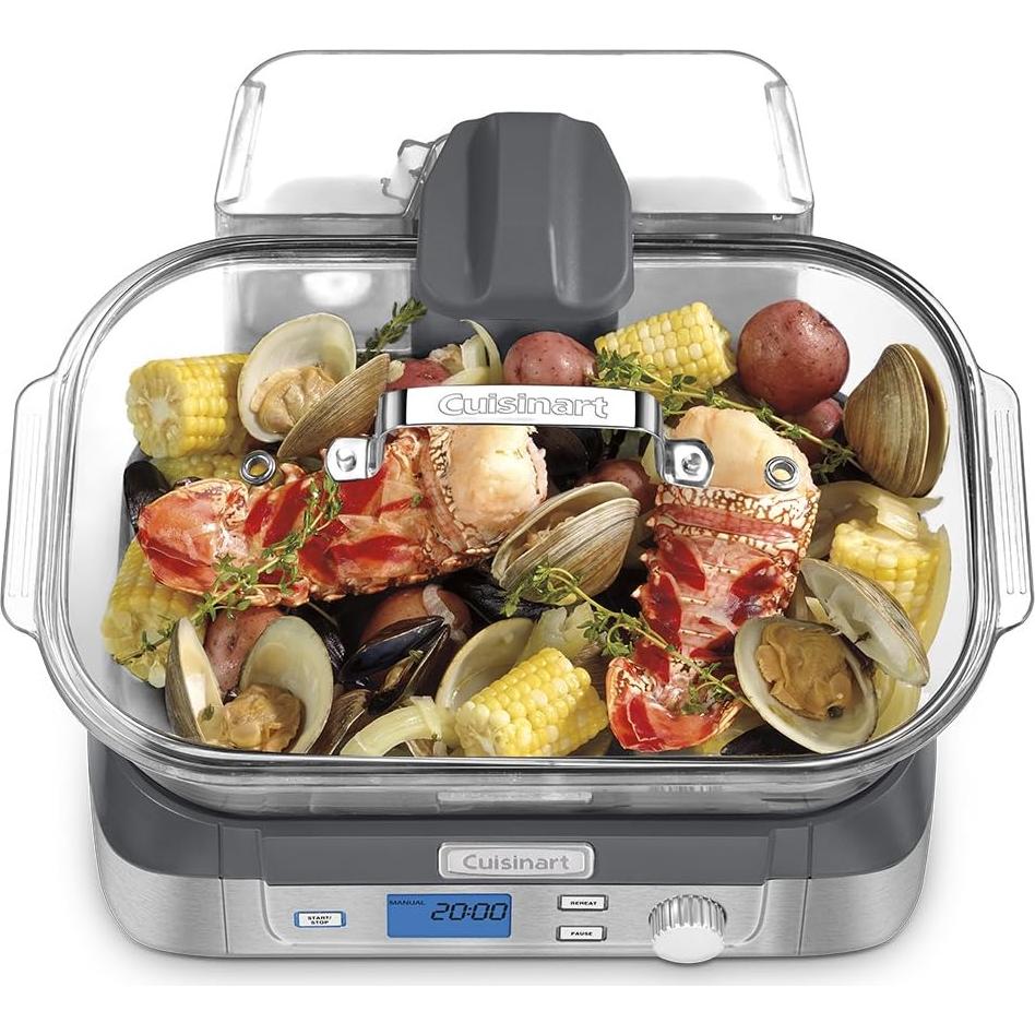 Cocedor Digital de Vidrio Cuisinart STM-1000 5L Acero Inoxidable