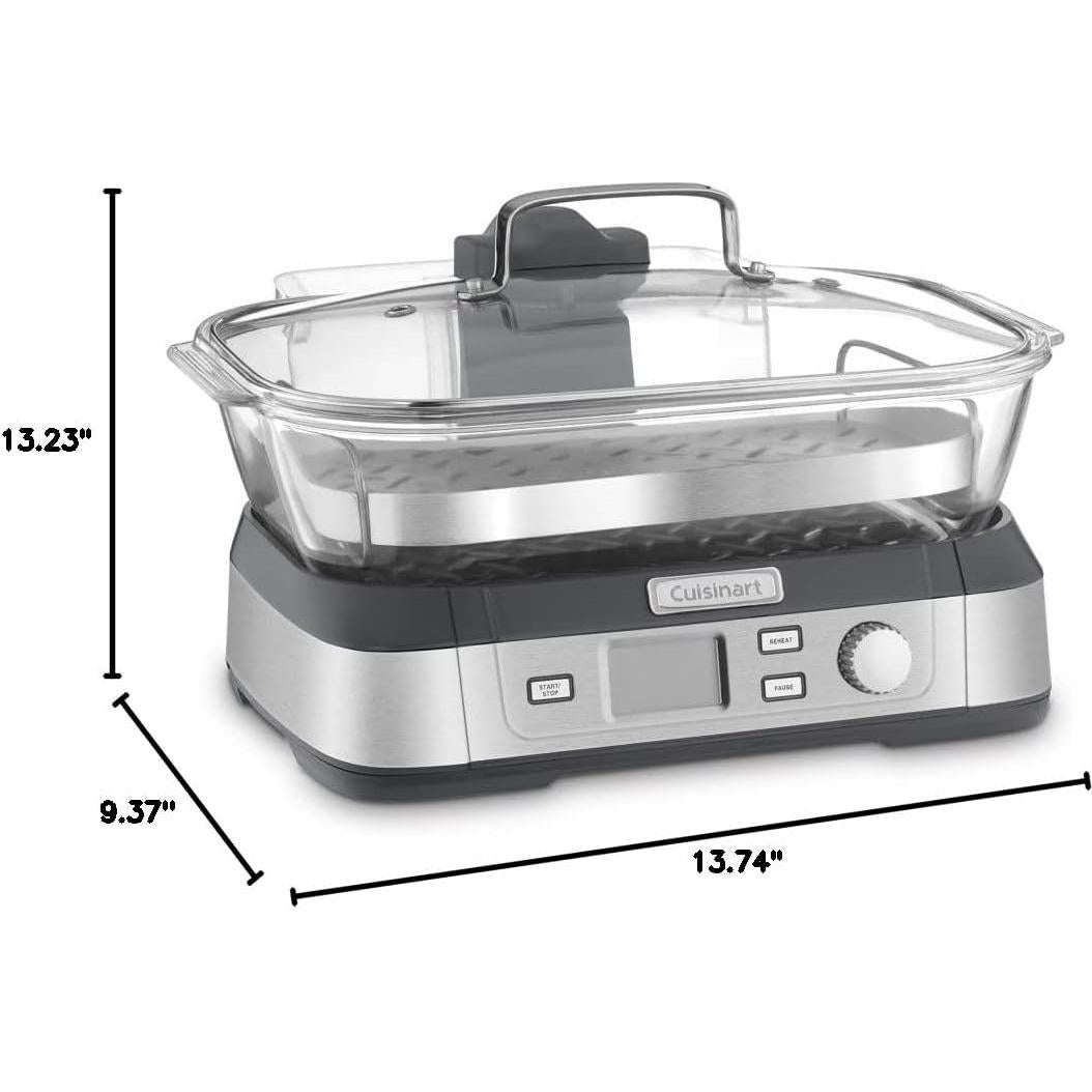 Cocedor Digital de Vidrio Cuisinart STM-1000 5L Acero Inoxidable