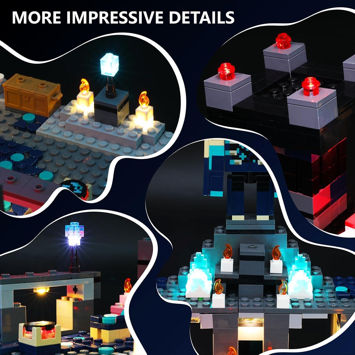 Kit de Luz LED Flashebrick para Lego 21246 Minecraft