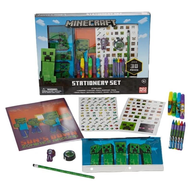 Conjunto de Arte y Stickers Minecraft 30 Pzs - Diseños Innovadores