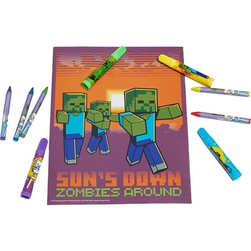Conjunto de Arte y Stickers Minecraft 30 Pzs - Diseños Innovadores