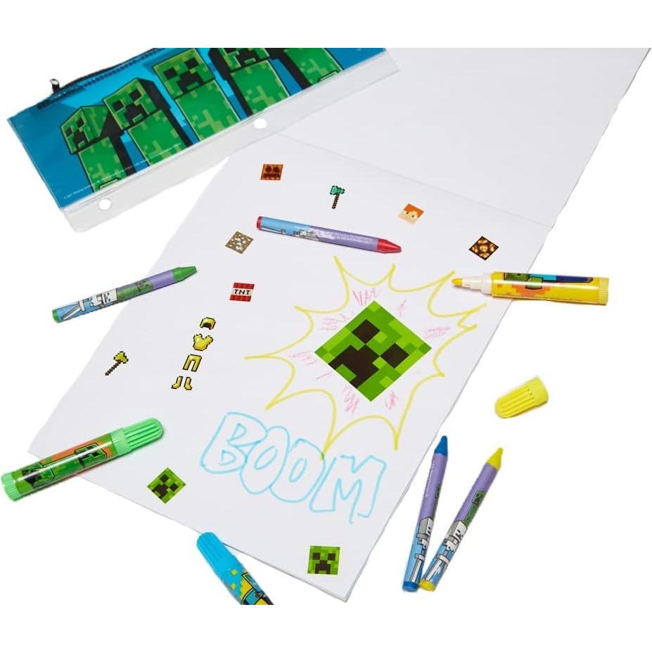 Conjunto de Arte y Stickers Minecraft 30 Pzs - Diseños Innovadores