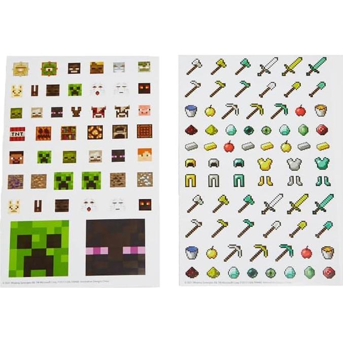Conjunto de Arte y Stickers Minecraft 30 Pzs - Diseños Innovadores