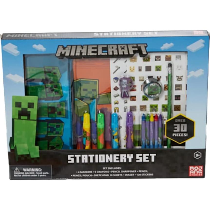 Conjunto de Arte y Stickers Minecraft 30 Pzs - Diseños Innovadores