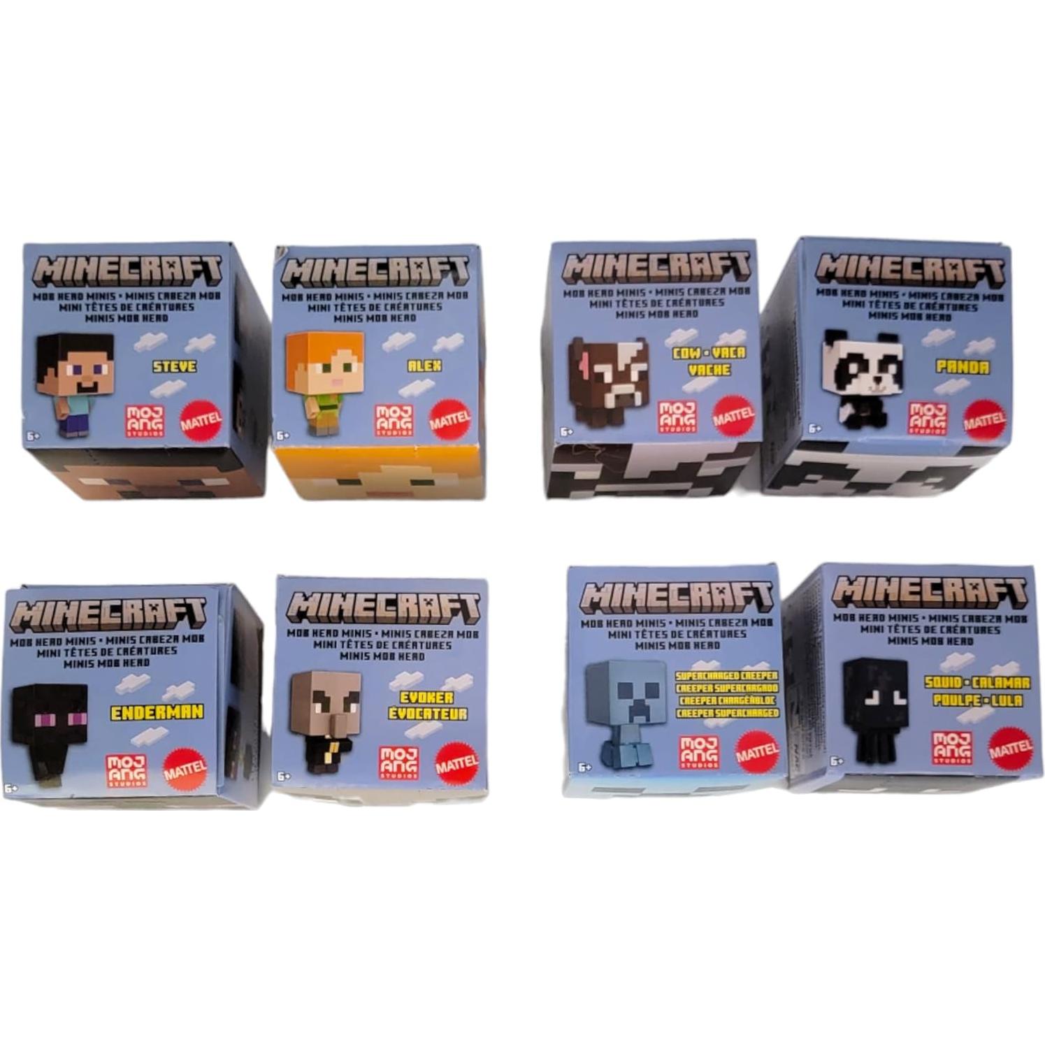 Conjunto de 8 Figuras Micro Mob Head Minis Mattel 2022