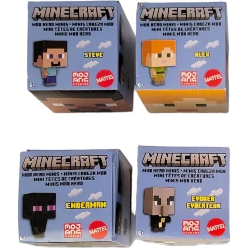 Conjunto de 8 Figuras Micro Mob Head Minis Mattel 2022