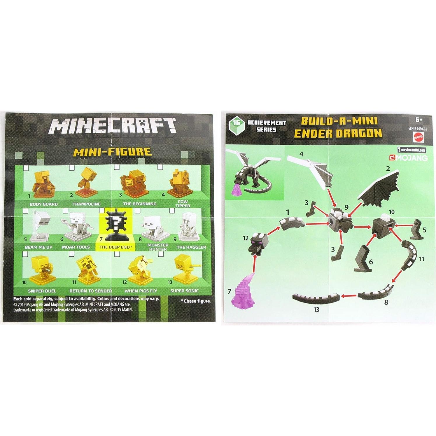 Figuras Mini Minecraft Logros 16 - Paquete de 3 Sorpresa