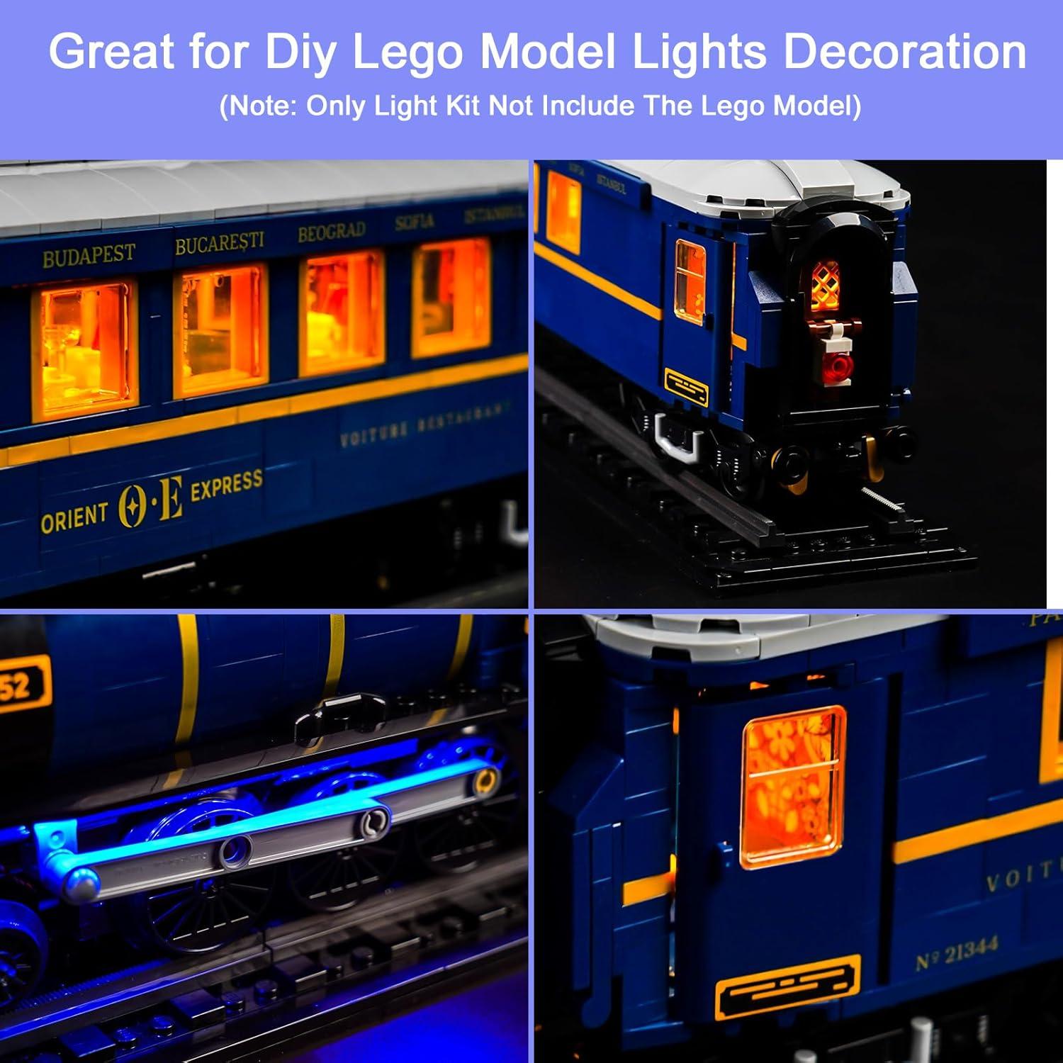 Kit de Luz LED Hilighting para LEGO Orient Express 21344