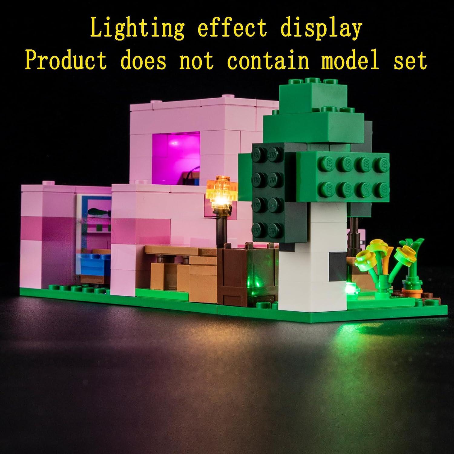 Kit de Luz LED GEAMENT para Lego Minecraft Casa del Cerdito