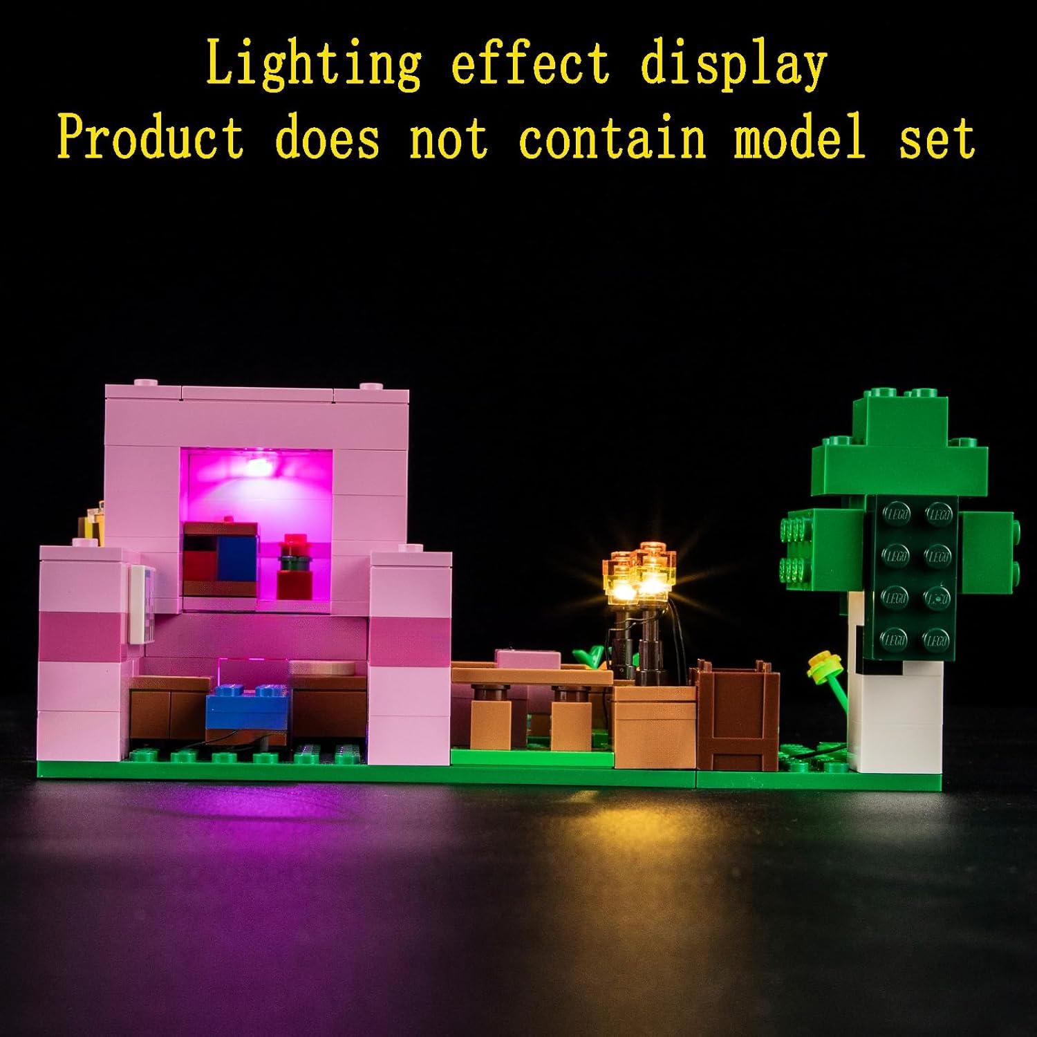 Kit de Luz LED GEAMENT para Lego Minecraft Casa del Cerdito