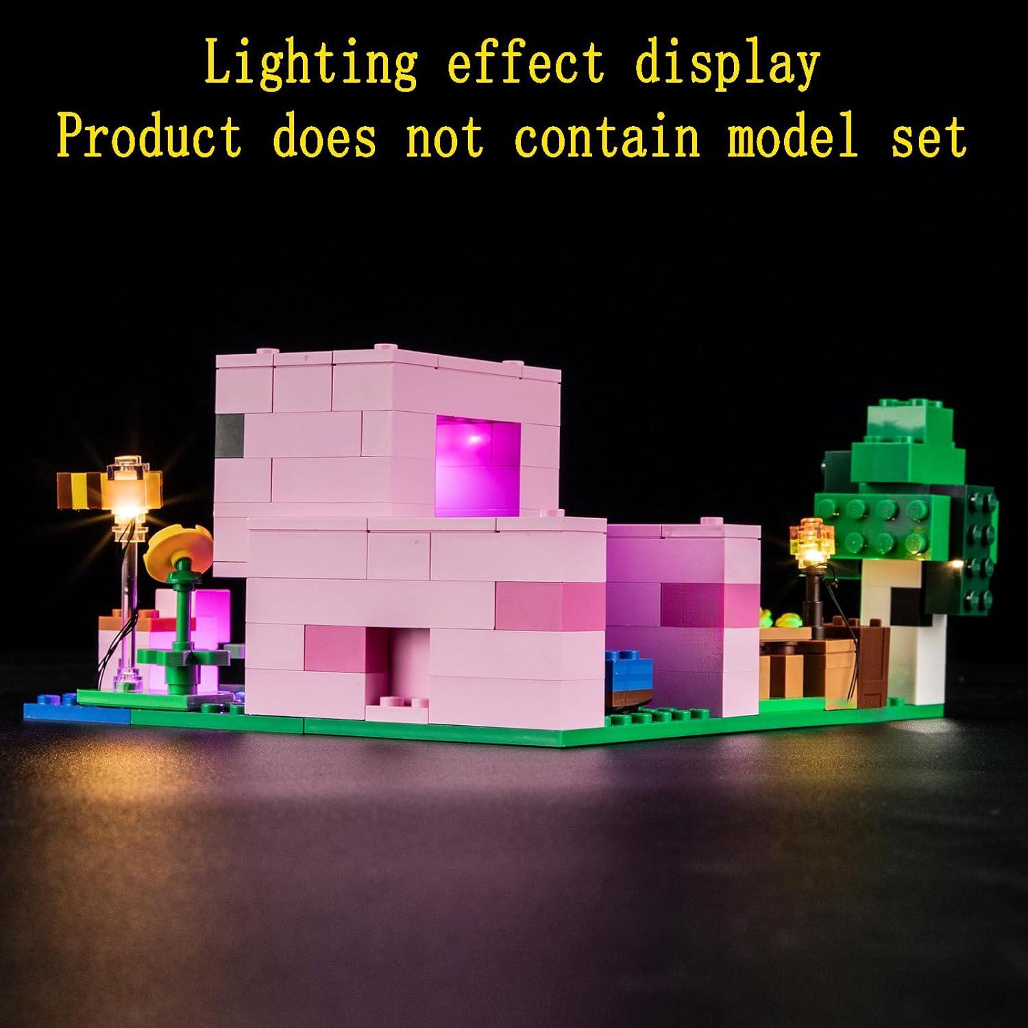 Kit de Luz LED GEAMENT para Lego Minecraft Casa del Cerdito