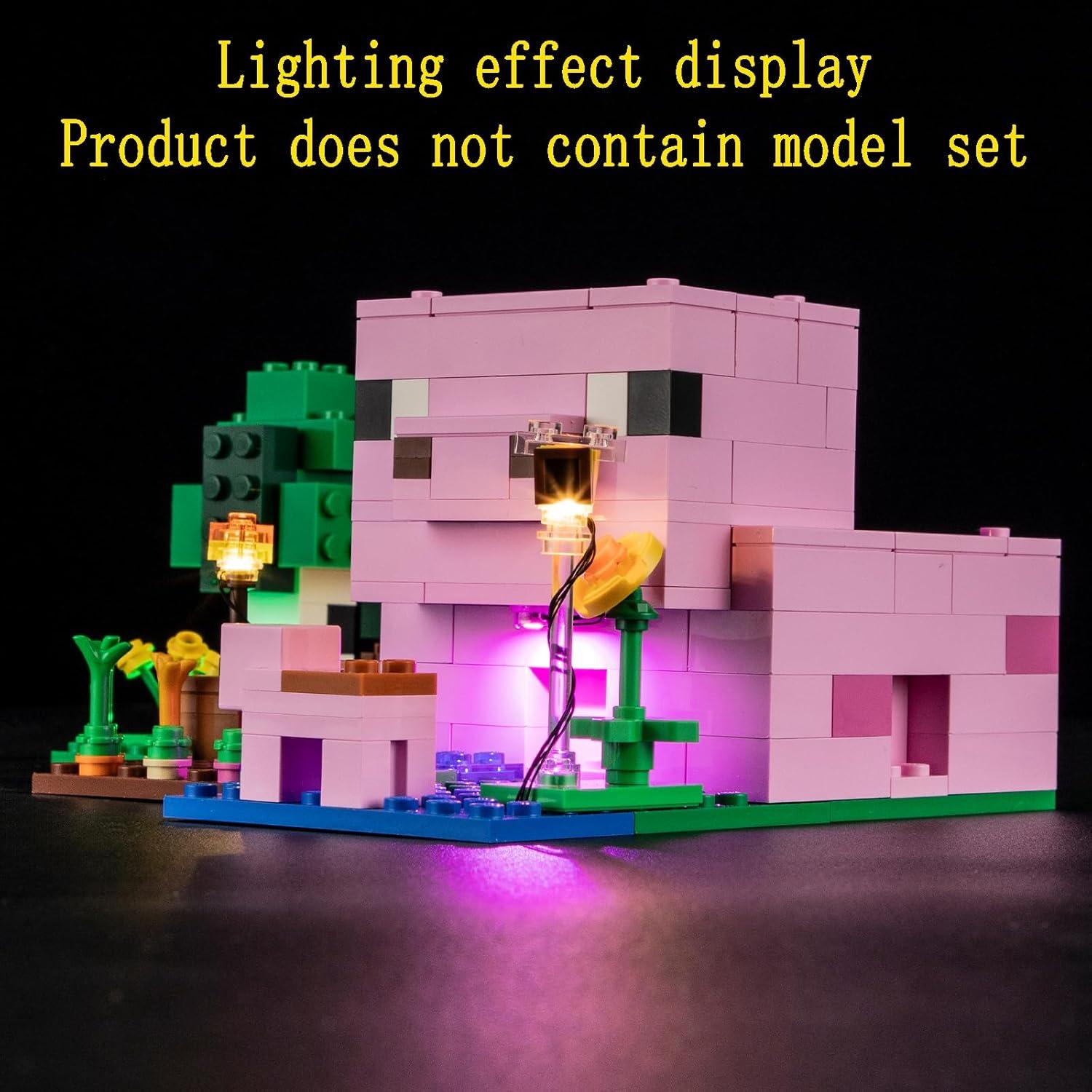 Kit de Luz LED GEAMENT para Lego Minecraft Casa del Cerdito