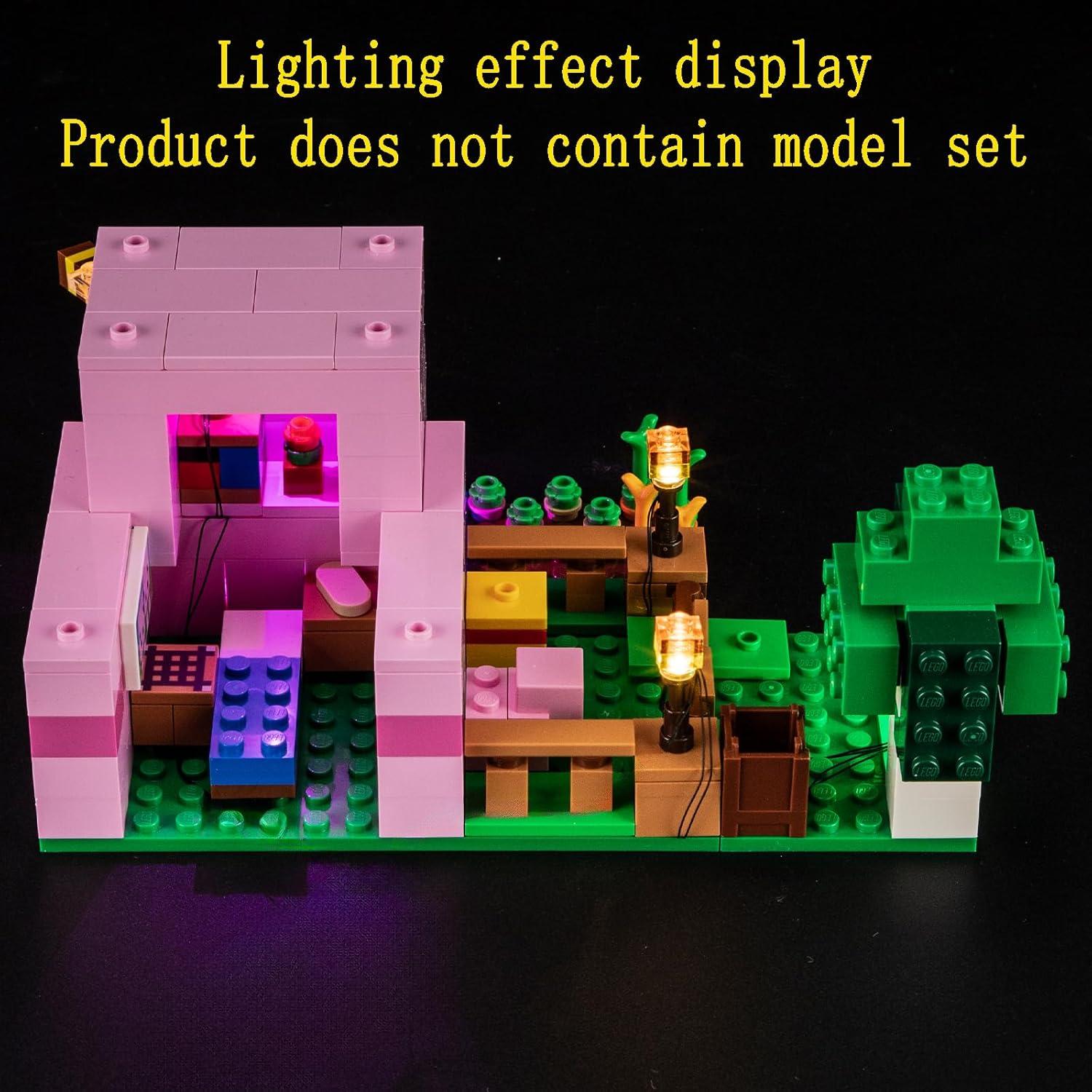 Kit de Luz LED GEAMENT para Lego Minecraft Casa del Cerdito