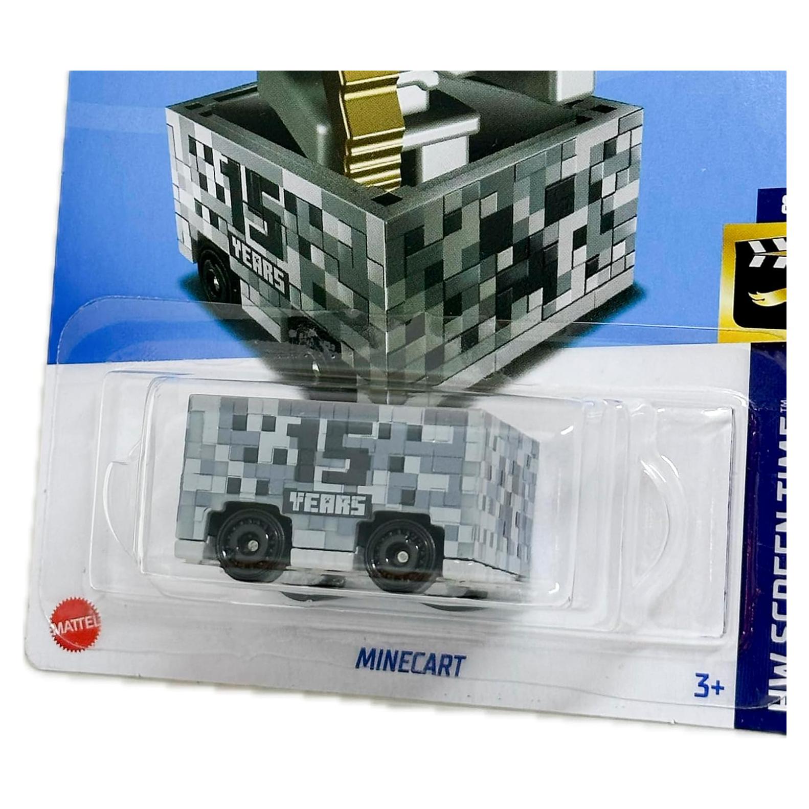 Hot Wheels Carro de Mina Minecraft 15 Años DieCast 100g