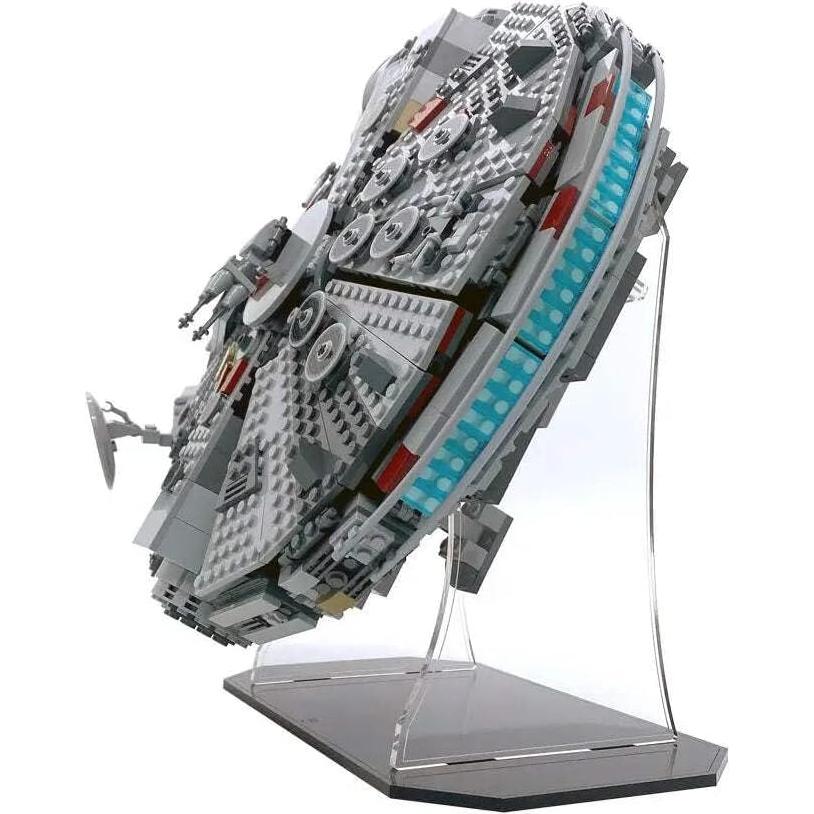 Soporte de Exhibición Acrílico para LEGO 75257 Halcón Milenario