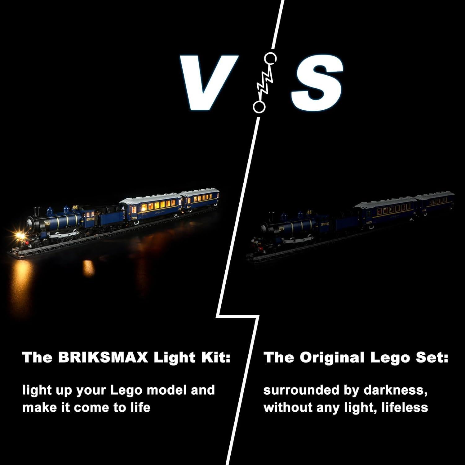 Kit de Iluminación LED BRIKSMAX para Lego 21344 Tren Orient Express