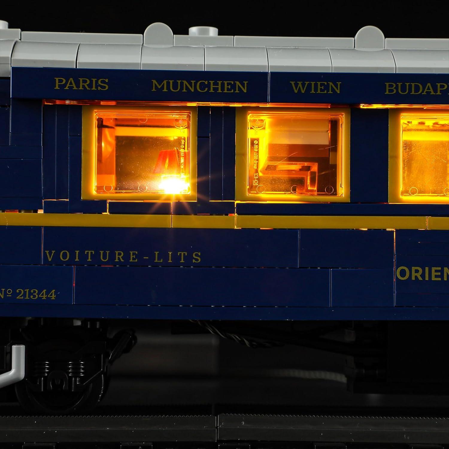 Kit de Iluminación LED BRIKSMAX para Lego 21344 Tren Orient Express