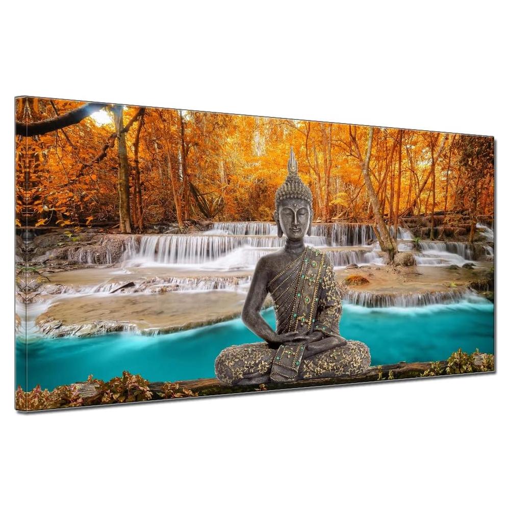 Póster Lienzo Buda Zen 50x100 cm Decoración Sala Yoga
