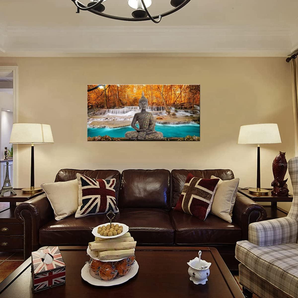 Póster Lienzo Buda Zen 50x100 cm Decoración Sala Yoga