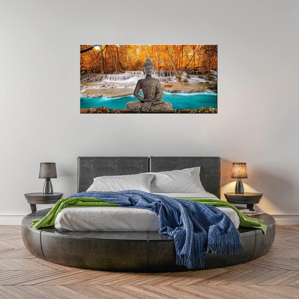 Póster Lienzo Buda Zen 50x100 cm Decoración Sala Yoga