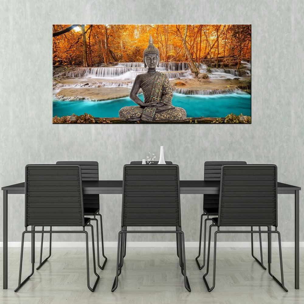 Póster Lienzo Buda Zen 50x100 cm Decoración Sala Yoga