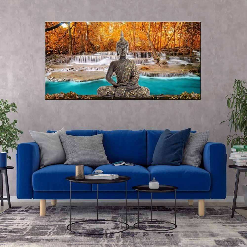 Póster Lienzo Buda Zen 50x100 cm Decoración Sala Yoga