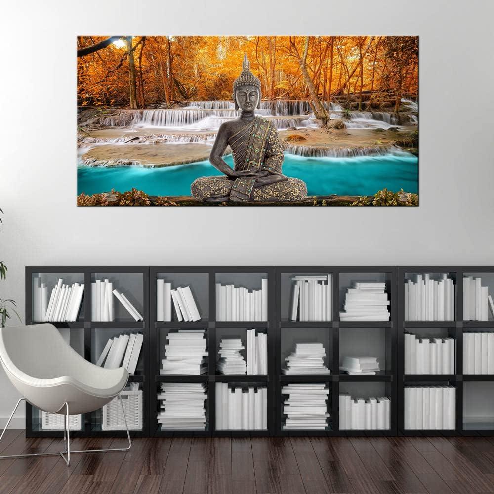 Póster Lienzo Buda Zen 50x100 cm Decoración Sala Yoga