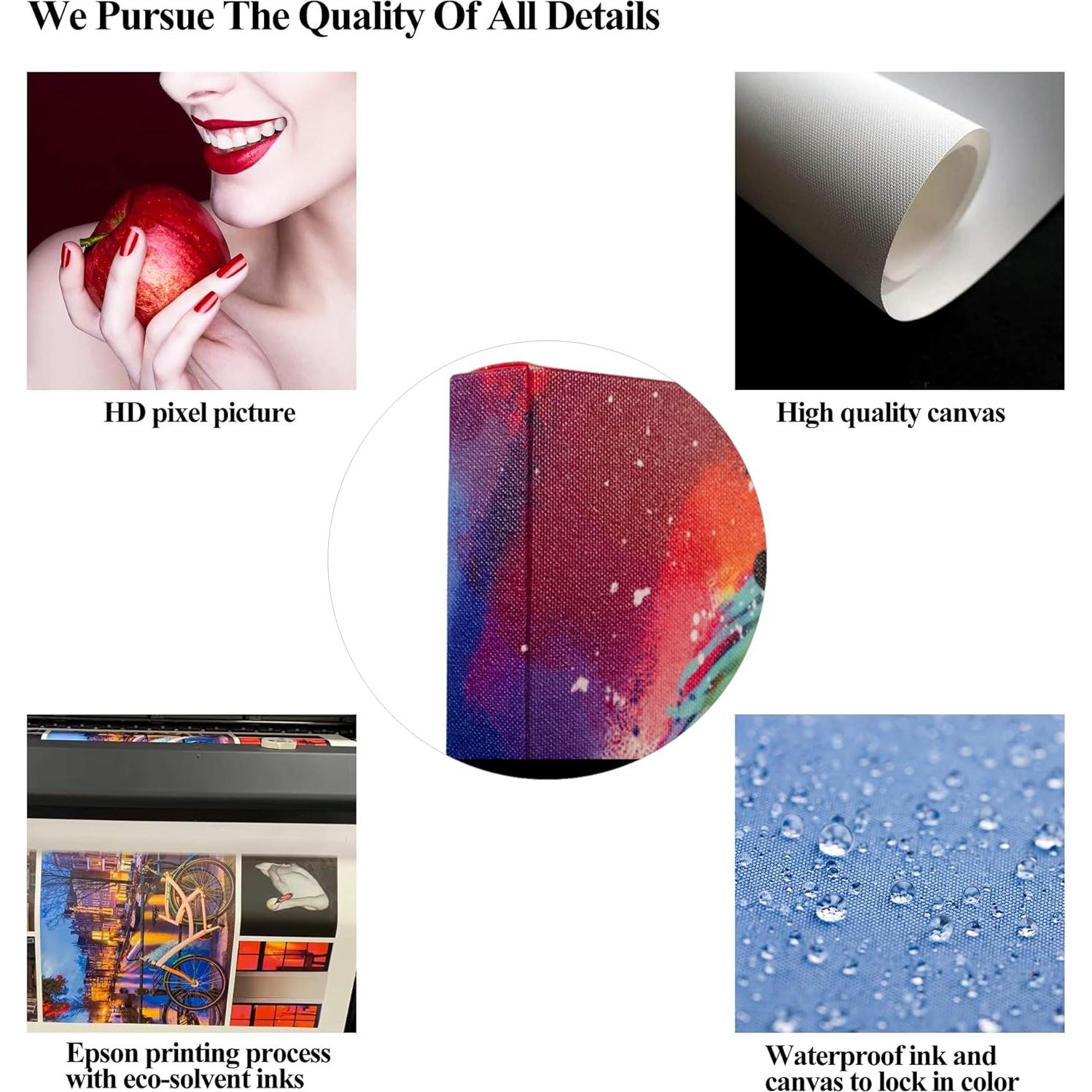 Arte de Pared Zen en Lienzo 3 Piezas 30x45 cm Decoración