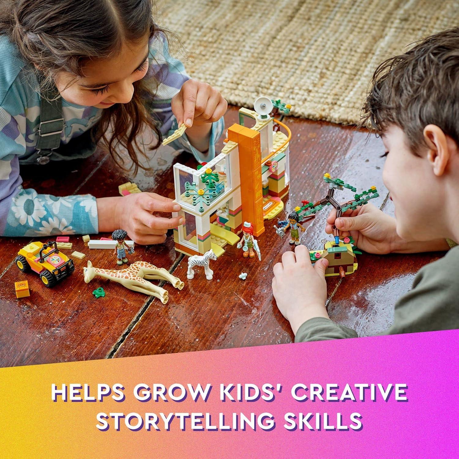 LEGO Friends Rescate de Vida Silvestre 41717 con Animales y Mini Muñecas