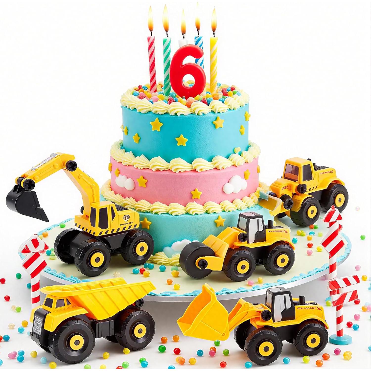 Juguete de Construcción TEUVO Excavadora Desarmable con Taladro