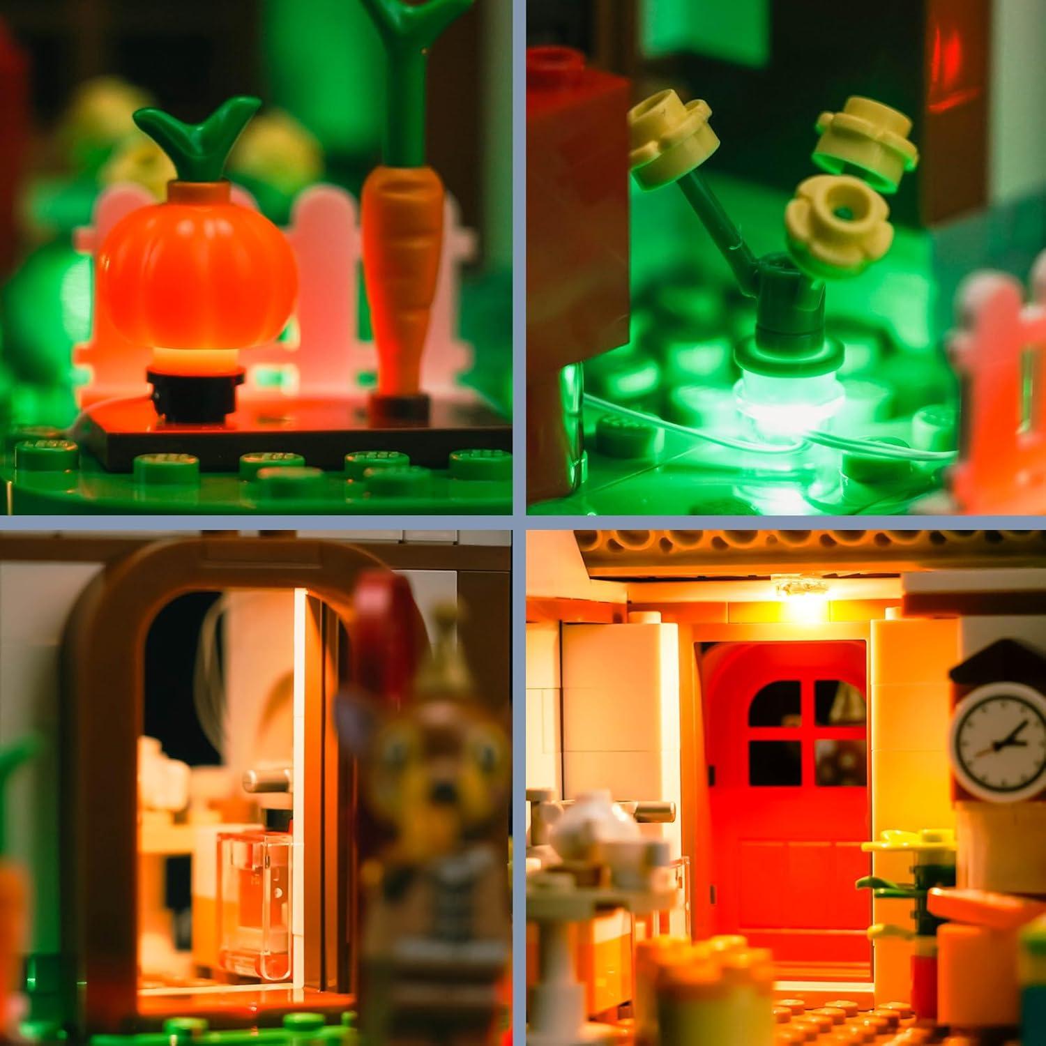 Kit de Luz LED BrickBling para Lego Animal Crossing 77049