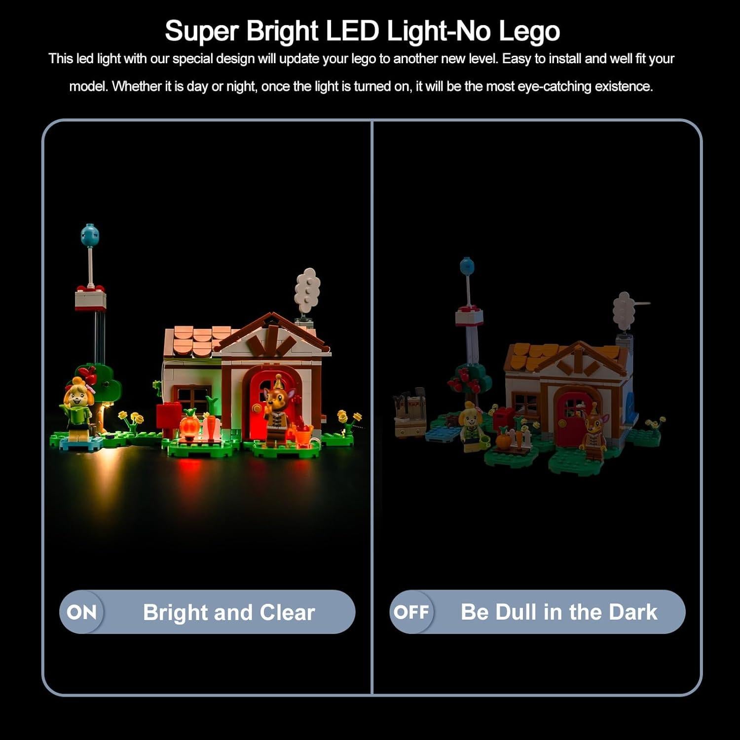 Kit de Luz LED BrickBling para Lego Animal Crossing 77049