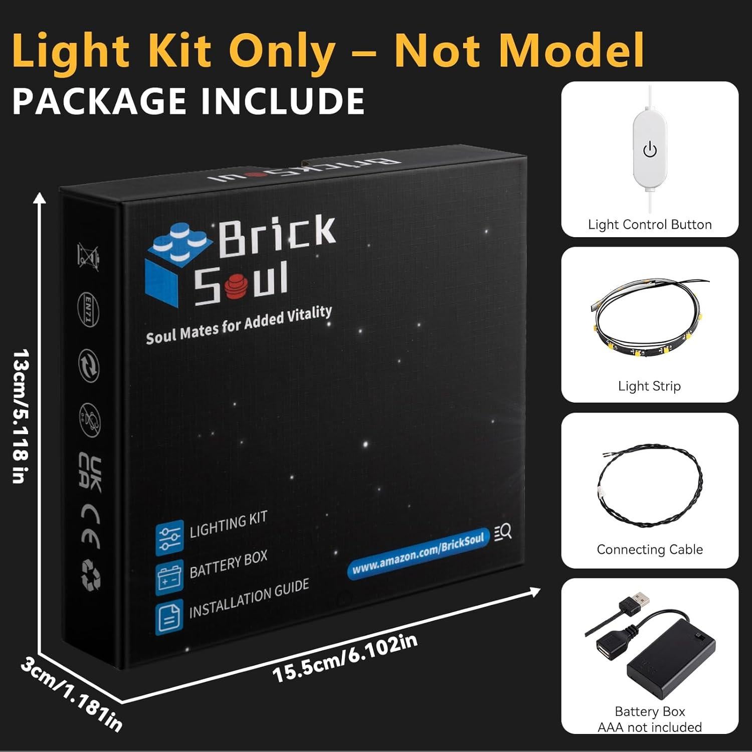 Kit de Iluminación LED BrickSoul 43257 para LEGO Lilo y Stitch