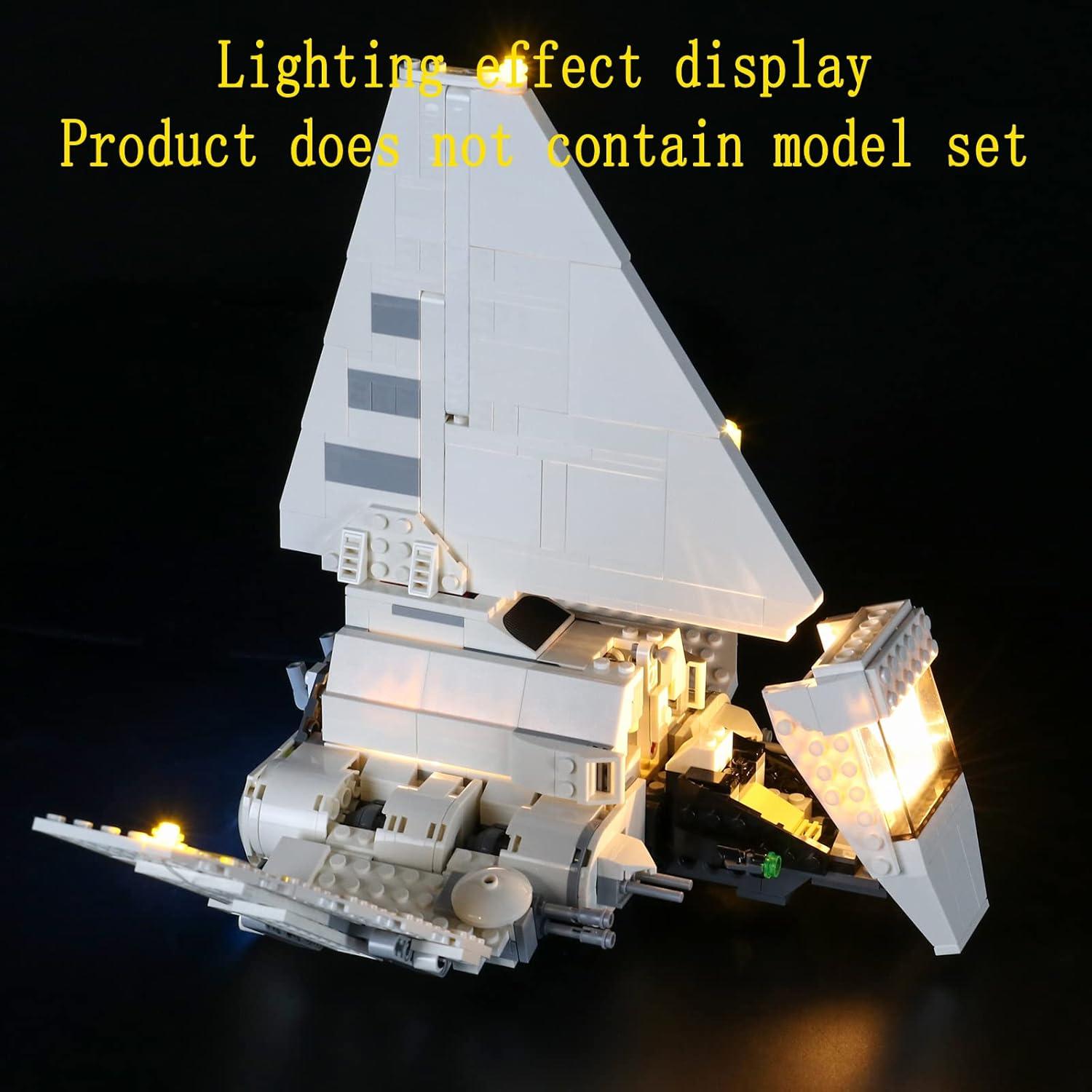 Kit de Luz LED GEAMENT para Modelo Lego Shuttle Imperial 75302