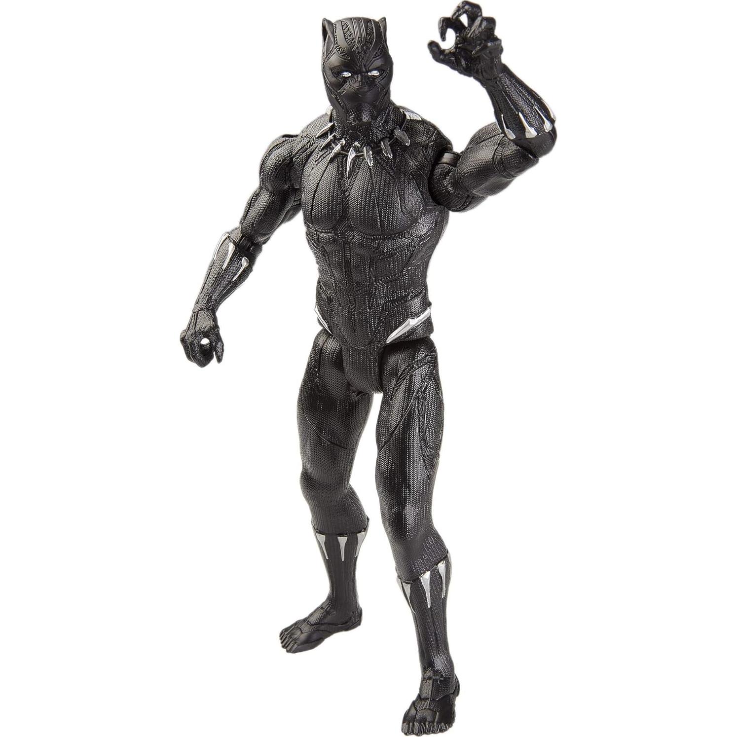Figura de acción Pantera Negra Marvel 16.5 cm con lanza
