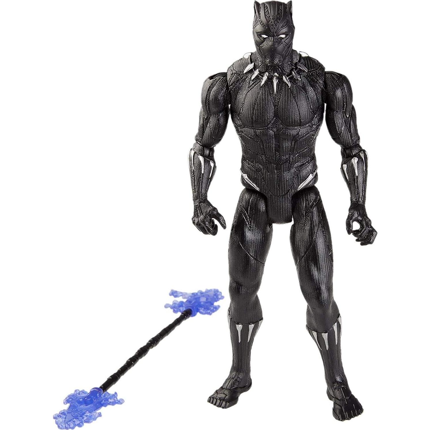 Figura de acción Pantera Negra Marvel 16.5 cm con lanza