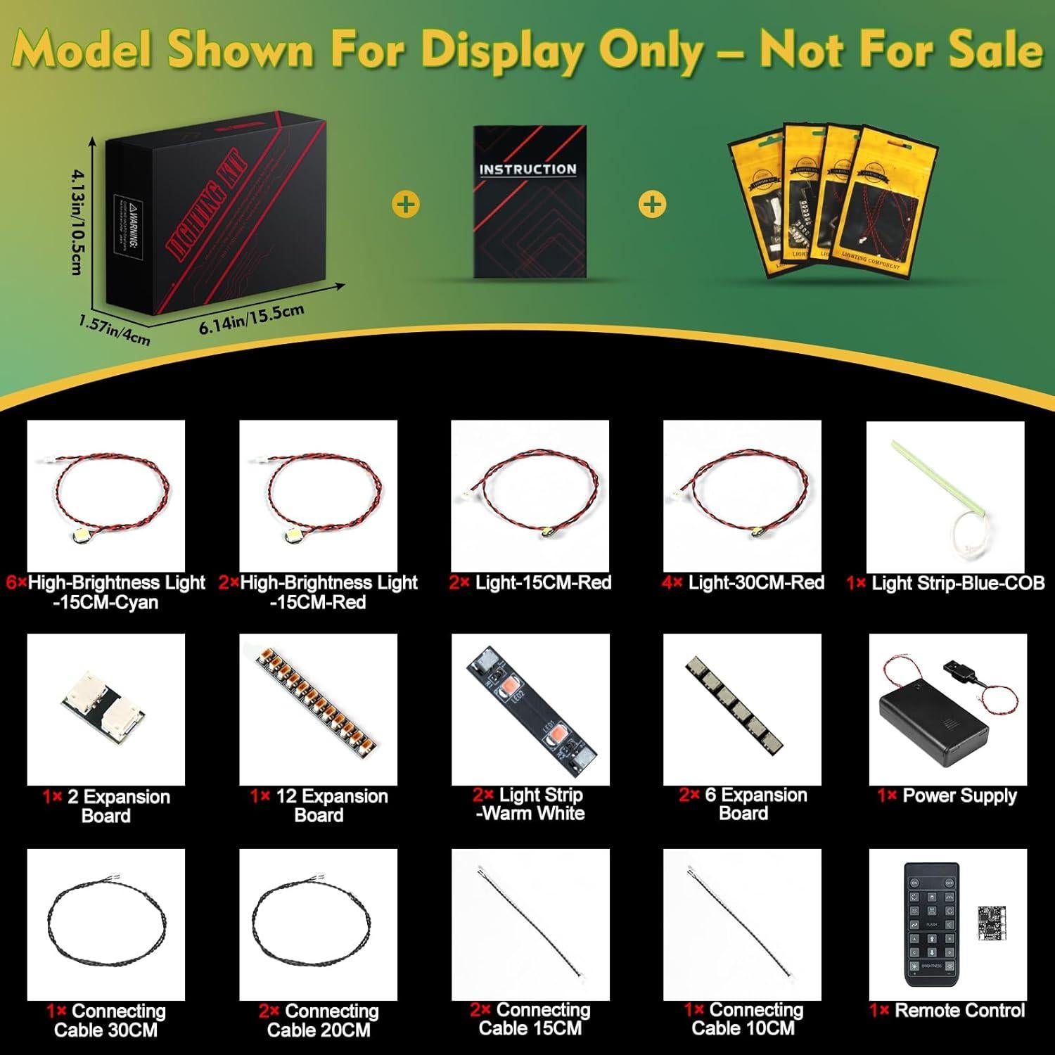 Kit de Iluminación LocoLee para Lego 75417 AT-ST Walker